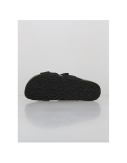 Sandales double bride maxi noir femme - Only