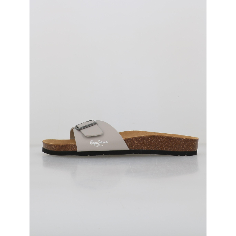 Sandales bio single champion gris homme - Pepe Jeans