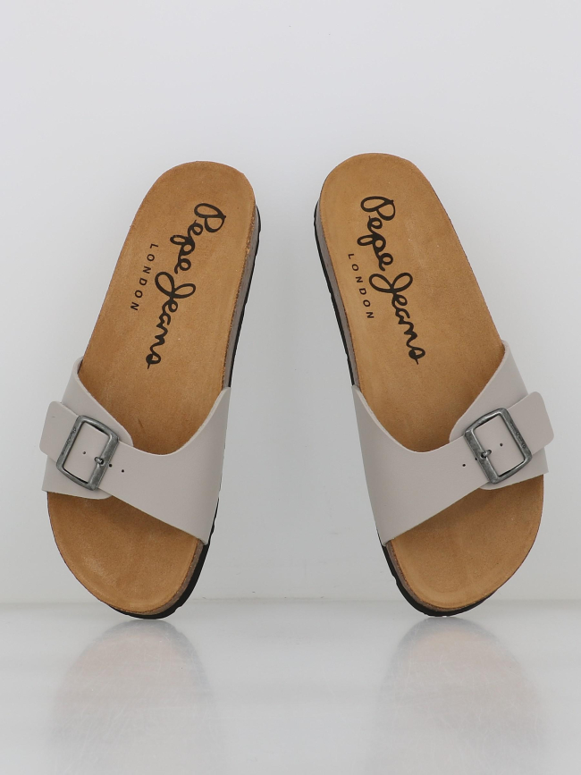 Sandales bio single champion gris homme - Pepe Jeans