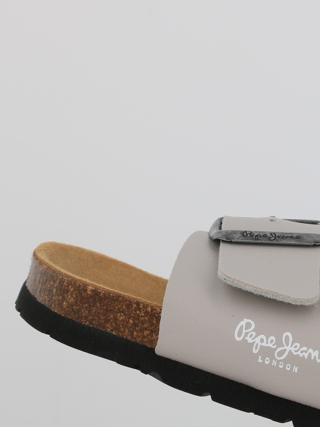 Sandales bio single champion gris homme - Pepe Jeans