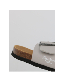 Sandales bio single champion gris homme - Pepe Jeans