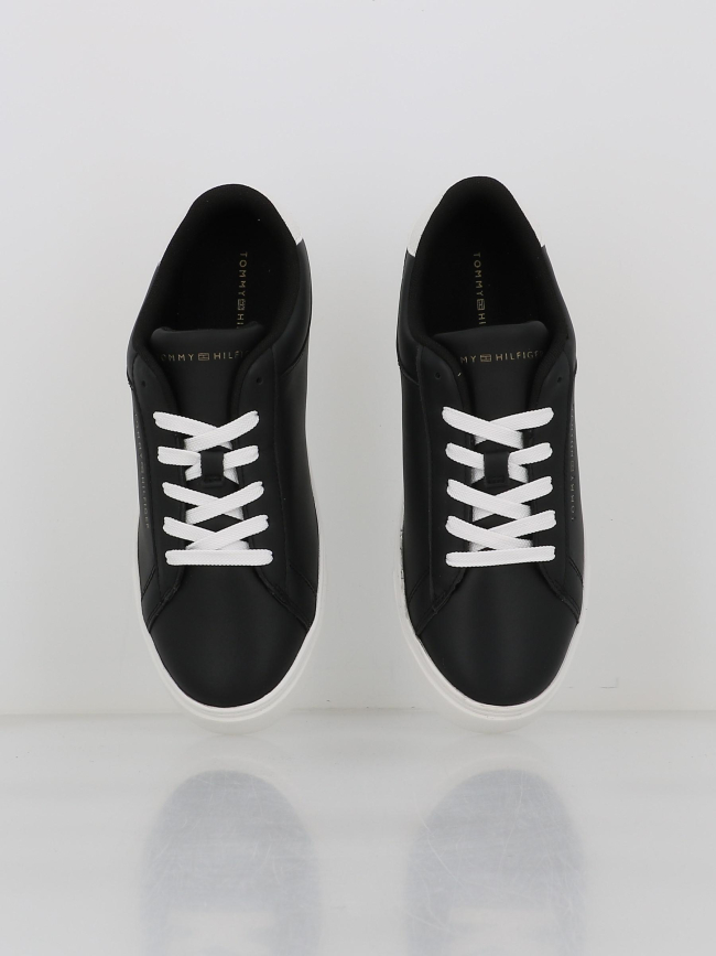 Baskets essential court noir blanc femme - Tommy Hilfiger