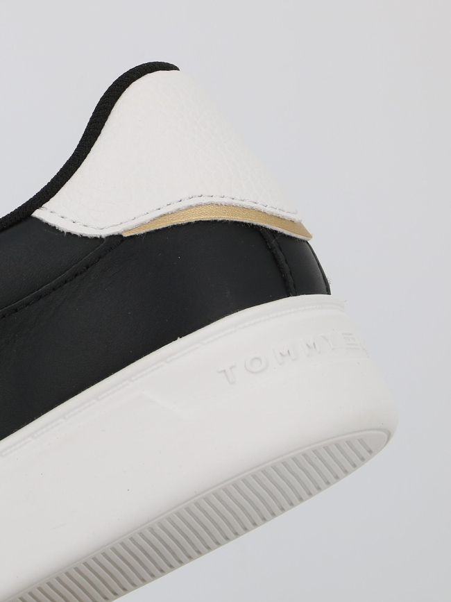 Baskets essential court noir blanc femme - Tommy Hilfiger