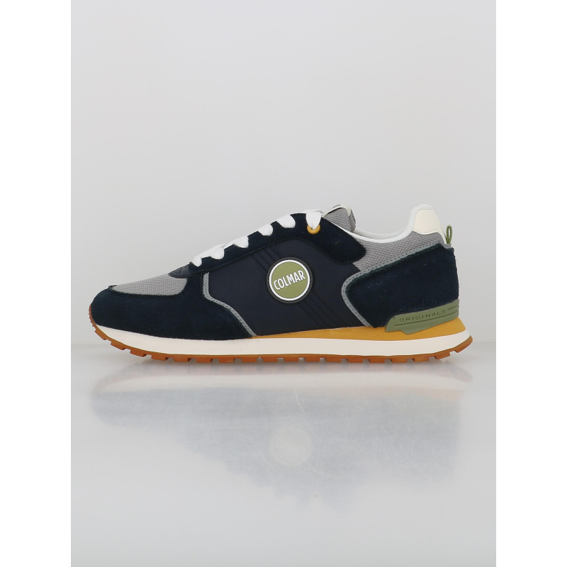 Baskets travis block bleu marine homme - Colmar