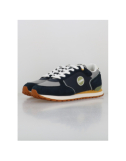 Baskets travis block bleu marine homme - Colmar