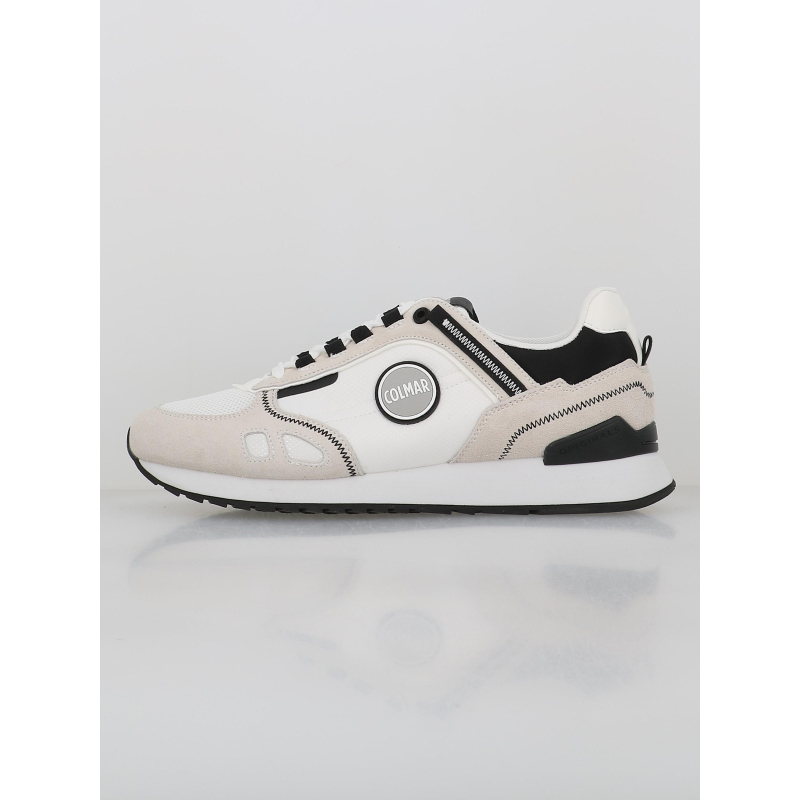 Baskets travis bold blanc beige homme - Colmar