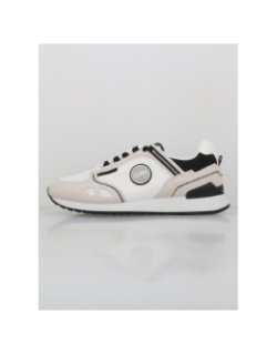 Baskets travis bold blanc beige homme - Colmar