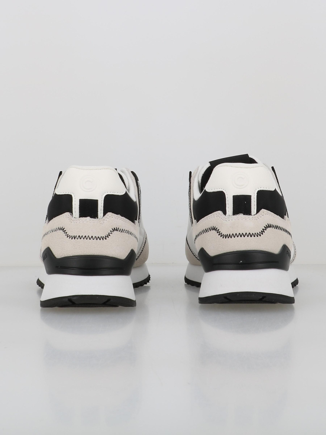 Baskets travis bold blanc beige homme - Colmar