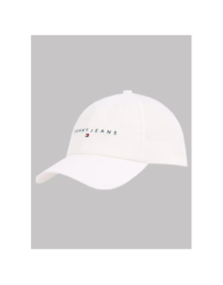Casquette linear logo blanc homme - Tommy Jeans