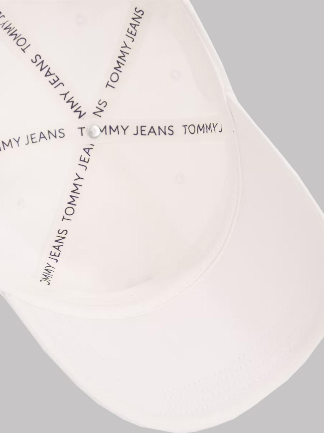 Casquette linear logo blanc homme - Tommy Jeans