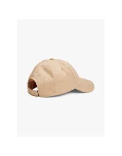 Casquette linear logo beige homme - Tommy Jeans