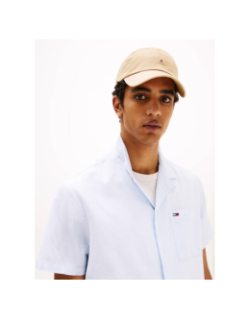 Casquette linear logo beige homme - Tommy Jeans