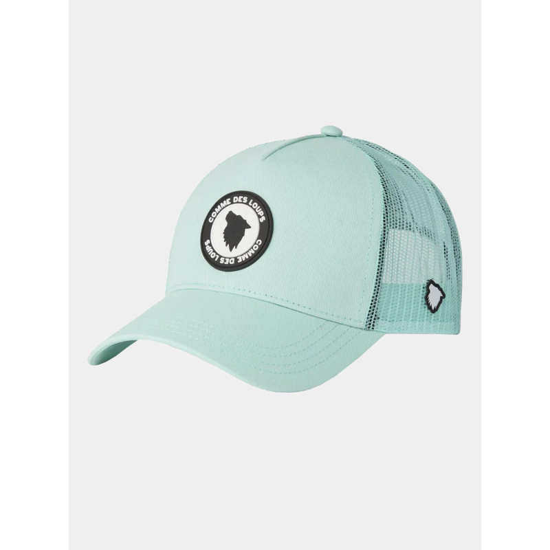 Casquette trucker logo silicone bleu - Comme Des Loups