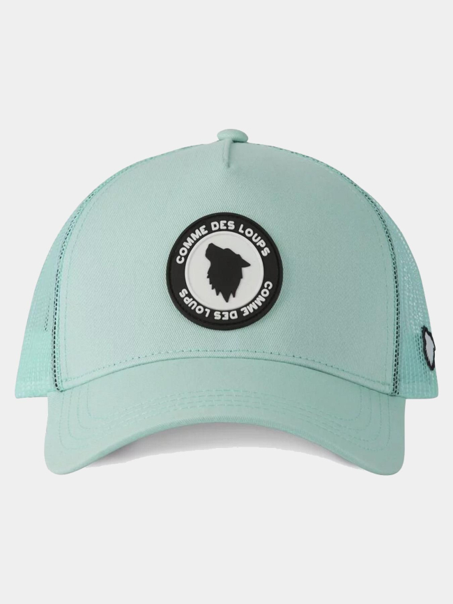 Casquette trucker logo silicone bleu - Comme Des Loups