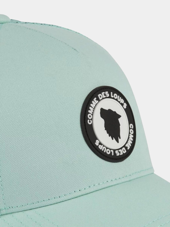 Casquette trucker logo silicone bleu - Comme Des Loups