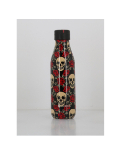Bouteille isotherme 500ml tête de mort noir - Les Artistes