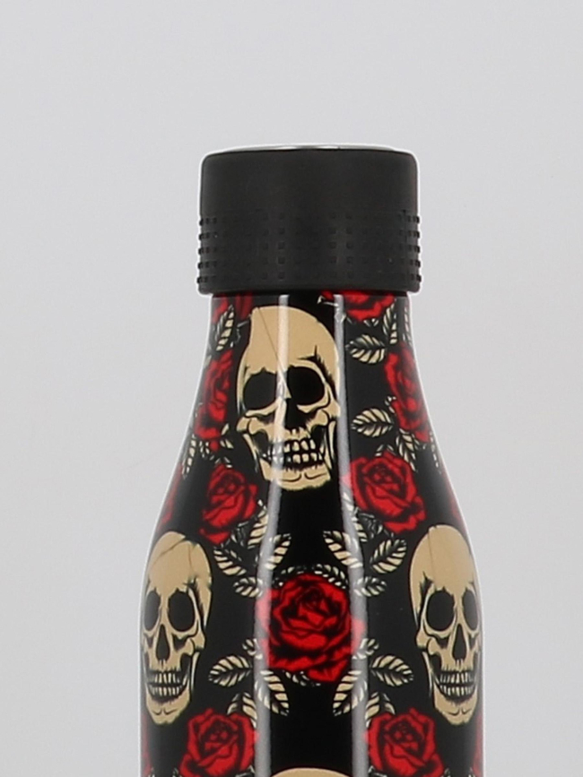 Bouteille isotherme 500ml tête de mort noir - Les Artistes
