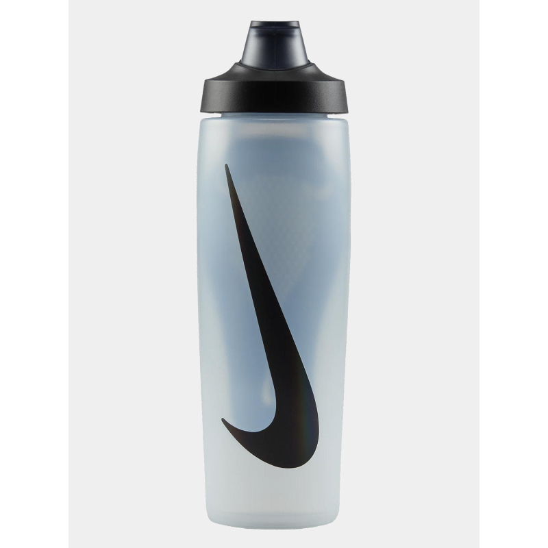 Gourde de sport refuel locking 700ml transparent noir - Nike