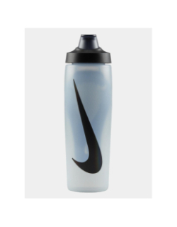 Gourde de sport refuel locking 700ml transparent noir - Nike