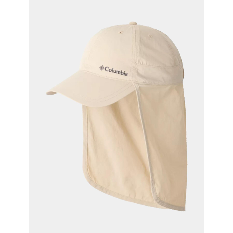 Casquette protège-nuque schooner bank beige homme - Columbia