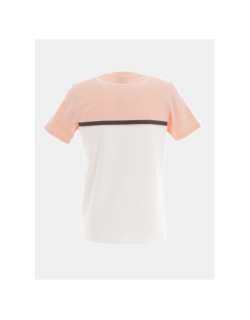 T-shirt bicolore everest rose blanc homme - Comme Des Loups