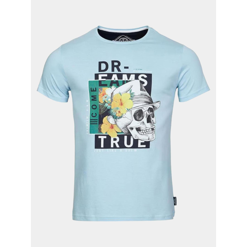 T-shirt merry pastel bleu homme - La Maison Blaggio