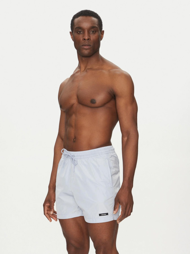 Short de bain medium drawstring bleu homme - Calvin Klein