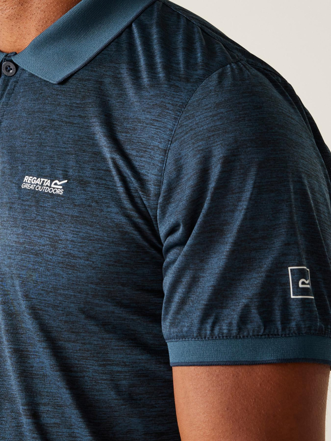 Polo technique chiné remex II bleu marine homme - Regatta