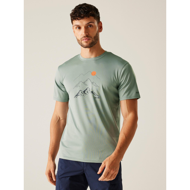 T-shirt de randonnée fingal IX vert homme - Regatta