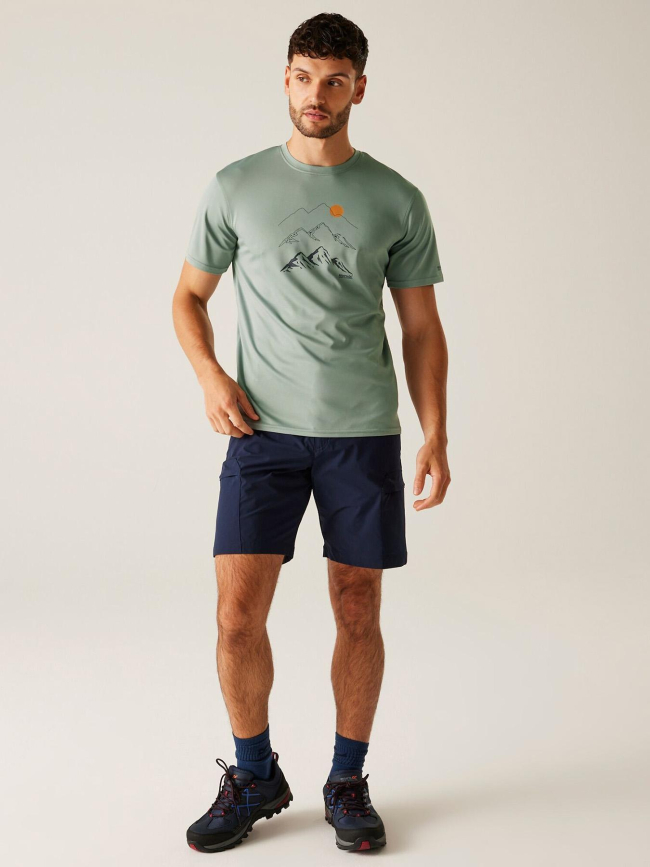 T-shirt de randonnée fingal IX vert homme - Regatta