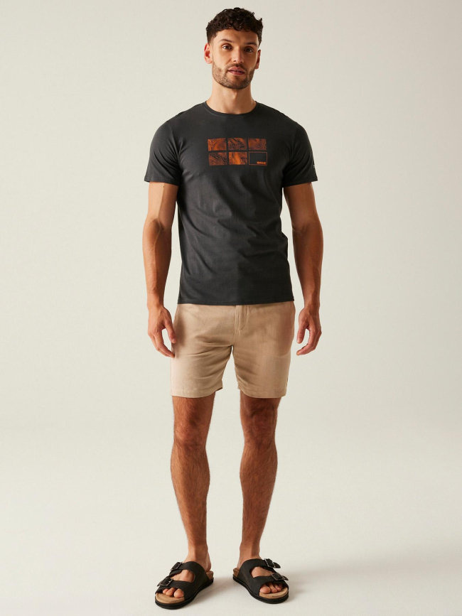 T-shirt à manches courtes breezedv anthracite homme - Regatta