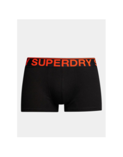 Pack 3 boxers coton noir homme - Superdry
