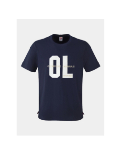 T-shirt signature bleu marine adulte - Olympique Lyonnais