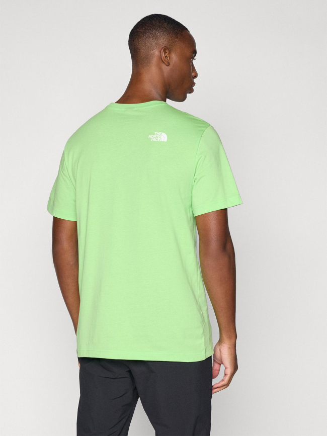 T-shirt simple dome vert homme - The North Face