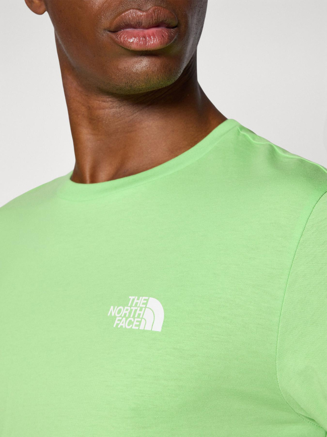 T-shirt simple dome vert homme - The North Face