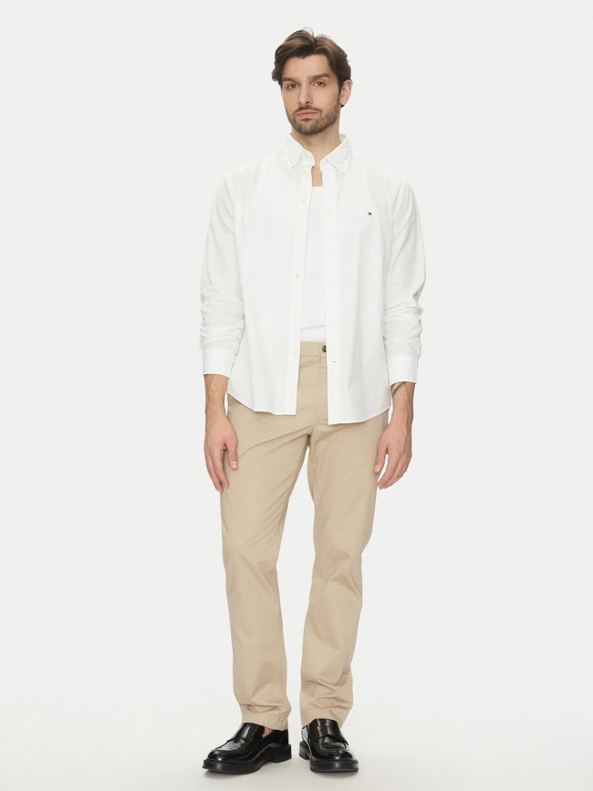 Pantalon chino denton printed écru homme - Tommy Hilfiger