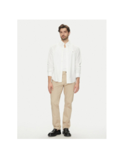 Pantalon chino denton printed écru homme - Tommy Hilfiger