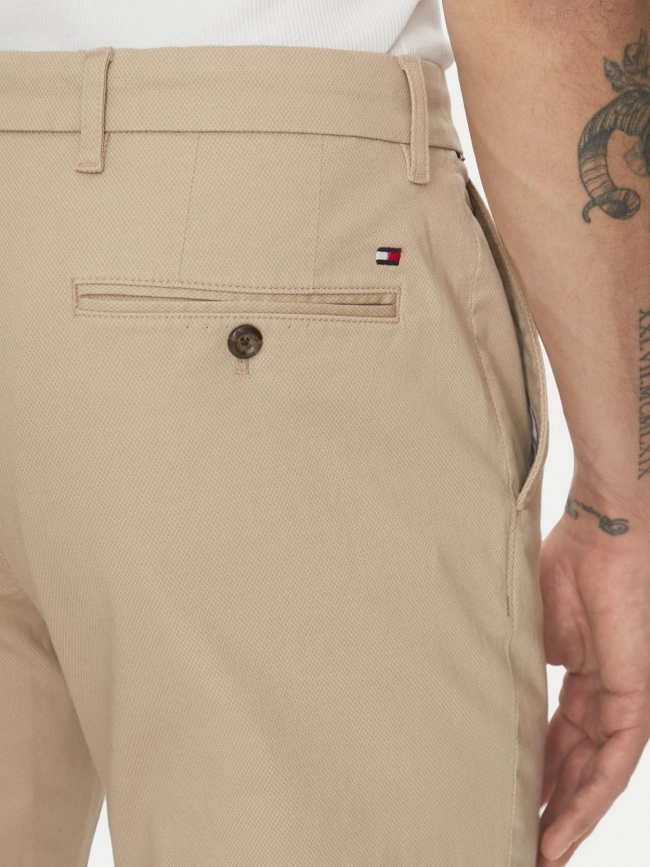 Pantalon chino denton printed écru homme - Tommy Hilfiger