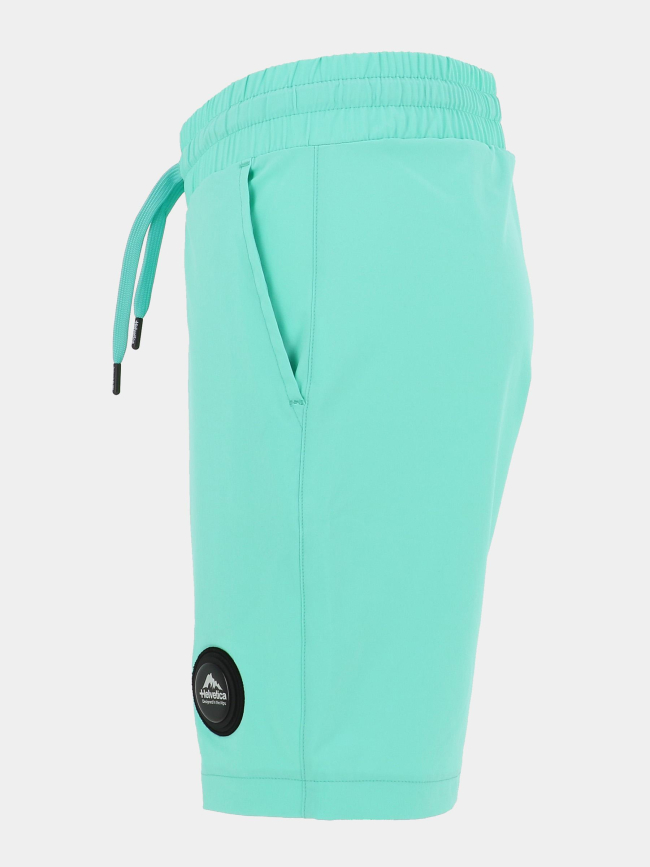 Short capri ice vert bleu homme - Helvetica