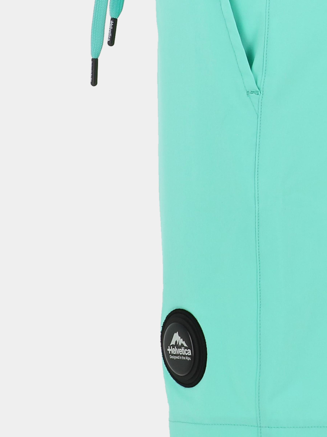 Short capri ice vert bleu homme - Helvetica