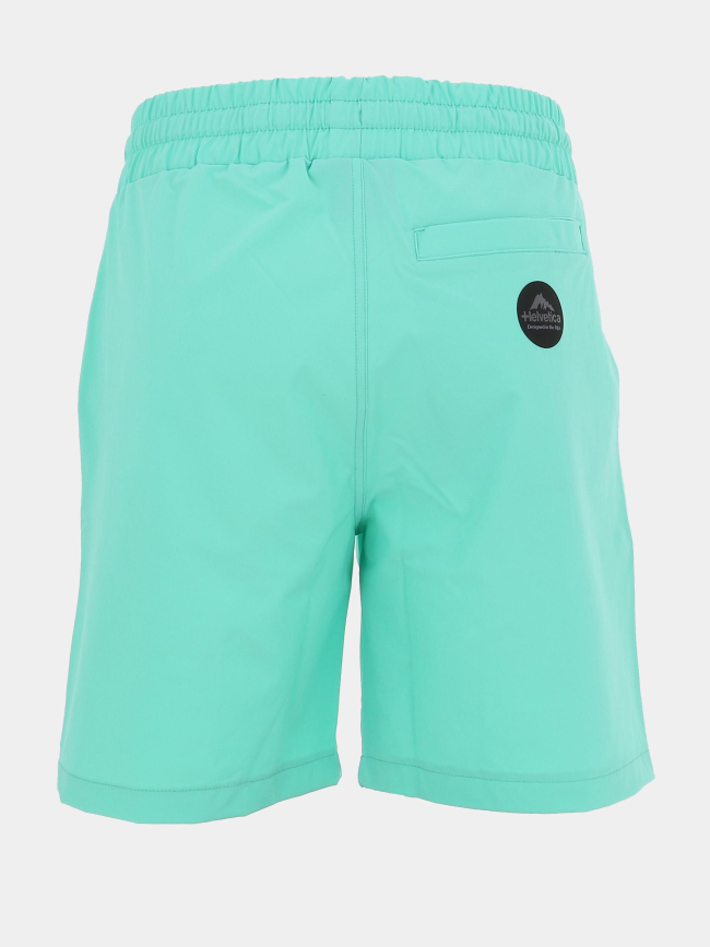 Short yucatan ice vert bleu homme - Helvetica