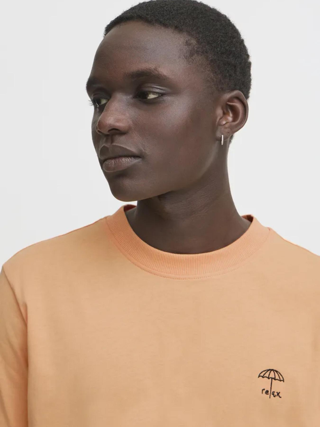 T-shirt relax bhjens orange homme - Blend