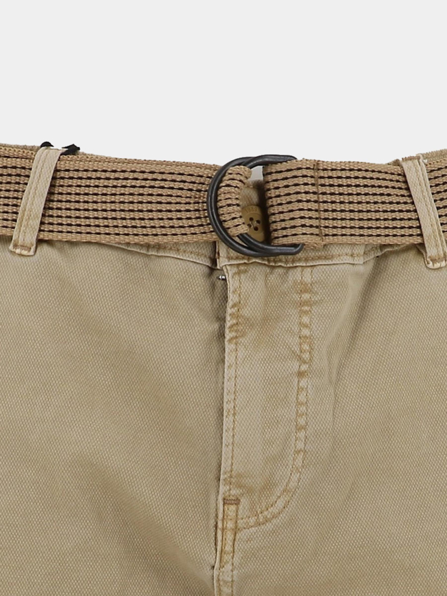 Short chino staton beige homme - Teddy Smith