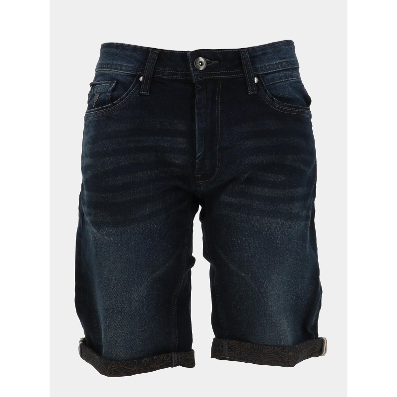 Bermuda jeans overdyed bleu marine homme - Rms 26