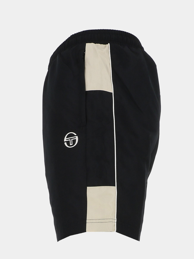 Short de sport vebita noir et marron homme - Sergio Tacchini
