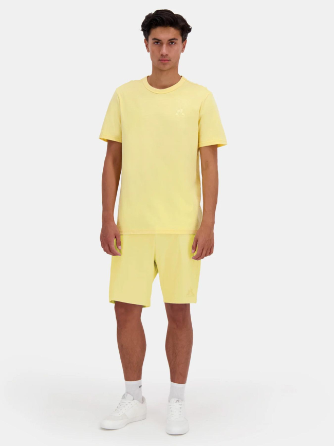 T-shirt monochrome n3 jaune homme - Le Coq Sportif