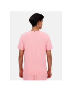 T-shirt monochrome rose homme - Le Coq Sportif