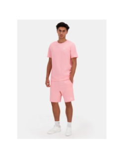 T-shirt monochrome rose homme - Le Coq Sportif