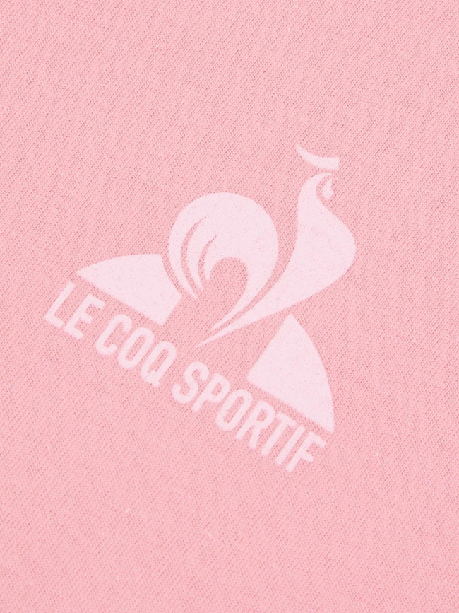 T-shirt monochrome rose homme - Le Coq Sportif