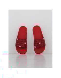 Claquettes match it rouge homme - Hugo